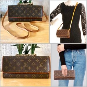 SOLD OUT 🎉Louis Vuitton Monogram Twin Pochette GM